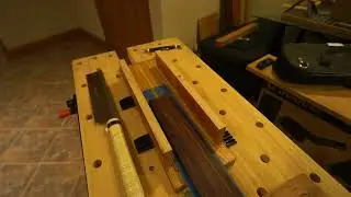 Building a Custom Guitar part 4 - Fretboard and truss rod access