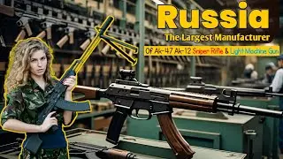 World Famous Gun Production Factory in Russia | Ak-47 | Light Machine Gun