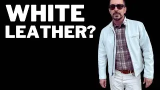 Schott 641 Leather Jacket Review | White Leather?!