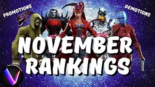 Best Champions Rankings & Tier List - November - Knull, Scarlett Witch, Anti-Venom, Nebula, MCoC