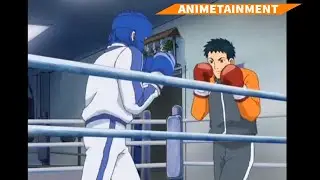 Digimon Savers: Tohma Spars With Hayase In Boxing Ring