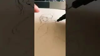 Drawing japanese Geisha | 芸者 #sketchbook #sketchoobart #drawingprocess #handmade
