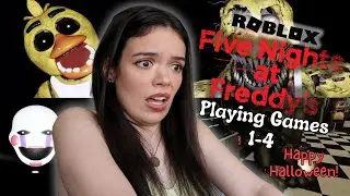 Играем в Five Nights at Freddy's Games 1-4: Roblox Edition | Айзис Лизетт