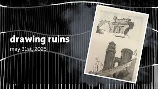 drawing ancient ruins