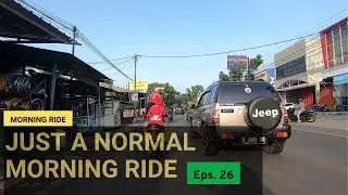 Morning Ride: Cikalongkulon - Cianjur #26 | Rural to Urban. Pure Road Ambience, No Talking