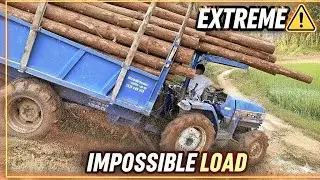&ldquo;Agricultural Vehicles Transporting Lumber | Complete Logging Process & Forestry Machinery&rdquo; ✅