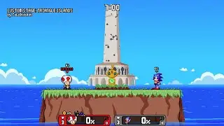 Rivals of Aether - Toad vs Classic Sonic (Level 9 CPU)
