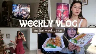 MY FIRST WEEKLY VLOG: sunday reset, some last minute xmas shopping, sister sleepover and more!