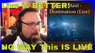 American Gamer Reacts to another BAND-MAID Video! It's LIVE WHAT?!?!