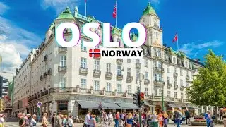 Осло, Норвегия 🇳🇴 - июнь 2022 г. - пешеходная экскурсия 4K60fps-HDR