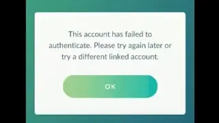 This account has failed to authenticate Please try again later or try a different linked account