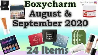 Boxycharm August 2020 Premium, Base & September 2020 Boxyluxe Spoilers (Spoilers all 3 boxes)