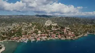 Lycian fortress. Simena. T&uuml;rkiye. Руины ликийской крепости иоаннитов. Симена. Турция.