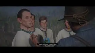 Red Dead Redemption 2 Arthur Morgan help Mary and Jamie
