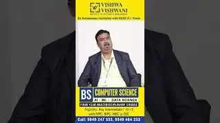 Why Choose BS Computer Science AI & ML Expert Guidance from Vishwa Vishwani Faculty #bscs | ABN
