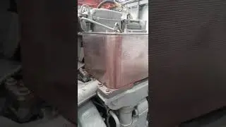 MTU 16V 4000 | Oil cooler #mtu #rollsroyce #dieselmechanic #mechanic #diesel #mechanical #technician