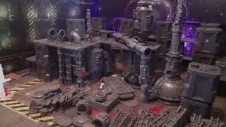 WHMS Kill Team: Как собрать и покрасить игровое поле. Sector Mechanicus Warhammer 40k: Покраска W...