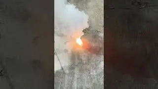 Thermite reactions burn at 2500 &deg;C #science #chemistry #experiment