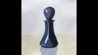 Chess Pawn Acrylic Painting Timelapse