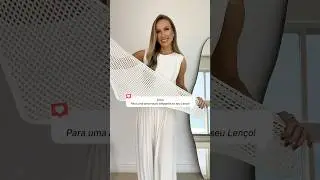 DICA elegante para amarrar seu Len&ccedil;o de croch&ecirc;, tend&ecirc;ncia!✨www.samiratrends.com.br