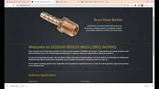 Brass Parts Manufacturer and Exporter &ndash; Dodhia brass   Google Chrome 2023 01 31 15 30 01