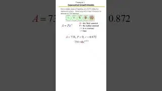 Exponential Growth Word Problems Made Easy | Modeling Growth Real-Life Example 1