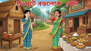  হিংসুটে বড়লোক বোন 😭 bangla cartoon| বাংলা কার্টুন গল্প #animation #story #cartoon #bangla #বাংলা 