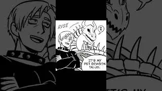 Teasing with a DnD bard joke #comicdub #oc #comic