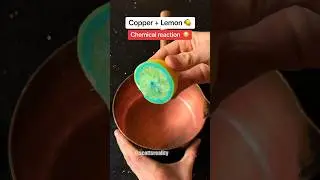 What happens if you put lemon 🍋 on copper?! 🍳 Let&rsquo;s see&hellip;