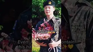 Jimin on his military discharge 😭✨💛💛 #jimin #btsshorts #kpop