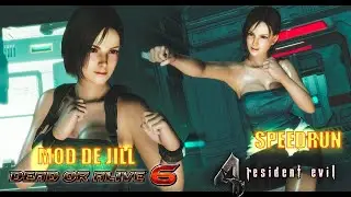 SPEEDRUN || RESIDENT EVIL 4 || MODS DOA RESIDENT EVIL 3