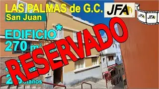 Edificio en venta en Las Palmas de Gran Canaria. Barrio de San Juan. Ref.: SU2020 // JFA2020