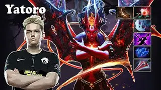 Yatoro - Queen of Pain Safelane | Dota 2 7.30e Gameplay