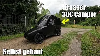 Ich baue ein leichten 30€ DIY Camper / Fahrrad Wohnmobil Aufbau | E-Bike Unikat
