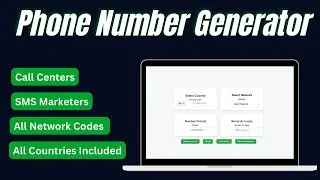 Leads Generator For Call Centers & SMS Marketing | Phone Number Generator | Worldwide Leads