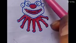 How to draw joker easy tricks ||joker painting #sketch #easytrick #joker #painting @CartoonArt68