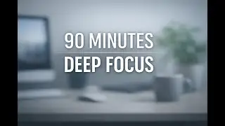 90-Minute Deep Focus Sound for Long Work Sessions