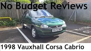 No Budget Reviews: 1998 Vauxhall (Opel) Corsa B 1.4i Cabriolet - Lloyd Vehicle Consulting