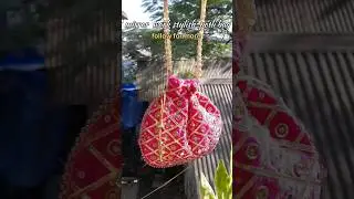 # flipcart wedding must have💫#mirror work stylish potli bag # #shadi #viralshort #youtubeshorts