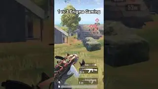 1 vs 3 Enigma Gaming 🔥 #aceblack #bgmi #shortsfeed
