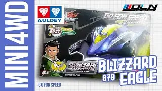 ミニ四駆 Mini 4wd Auldey - Blizzard Eagle - Go For Speed series (Not Tamiya) - unboxing & speed build