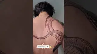 The Best Snake Sleeve Tattoo By @uncogrim