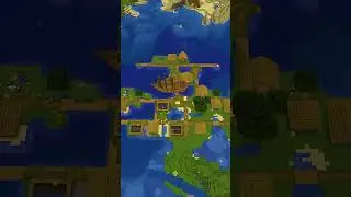 top seed minecraft a whole ship in the village #minecraft #shorts #seed #topspeed