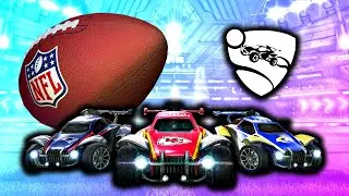 First Look at GRIDIRON, Rocket League American Football Mode | *NEW* TITLE AND WHEELS