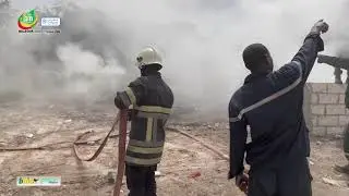 نشوب حريق قبل قليل في حائط مهجور قرب وزارة الخارجية وتدخل الحماية المدنية