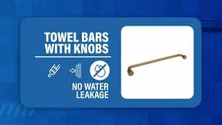 Shower Door Towel Bars | DK Hardware