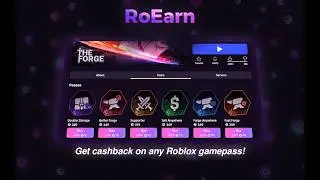 RoEARN Roblox Extension! Free Robux Cashback.
