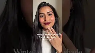 Mars Transfer Proof Liquid Lipstick, Plum Passion. Winter lipstick for all skin tones. #ashortaday