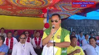 Shri Topin Ete (Adv.) Social Activist cum Young Public Leader during 1st Ever T20 Final Day || AWN