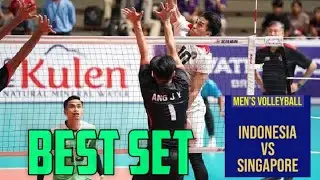 highlight Voli  Indonesia vs Singapura | sea games 2023 set yang sangat mendebarkan